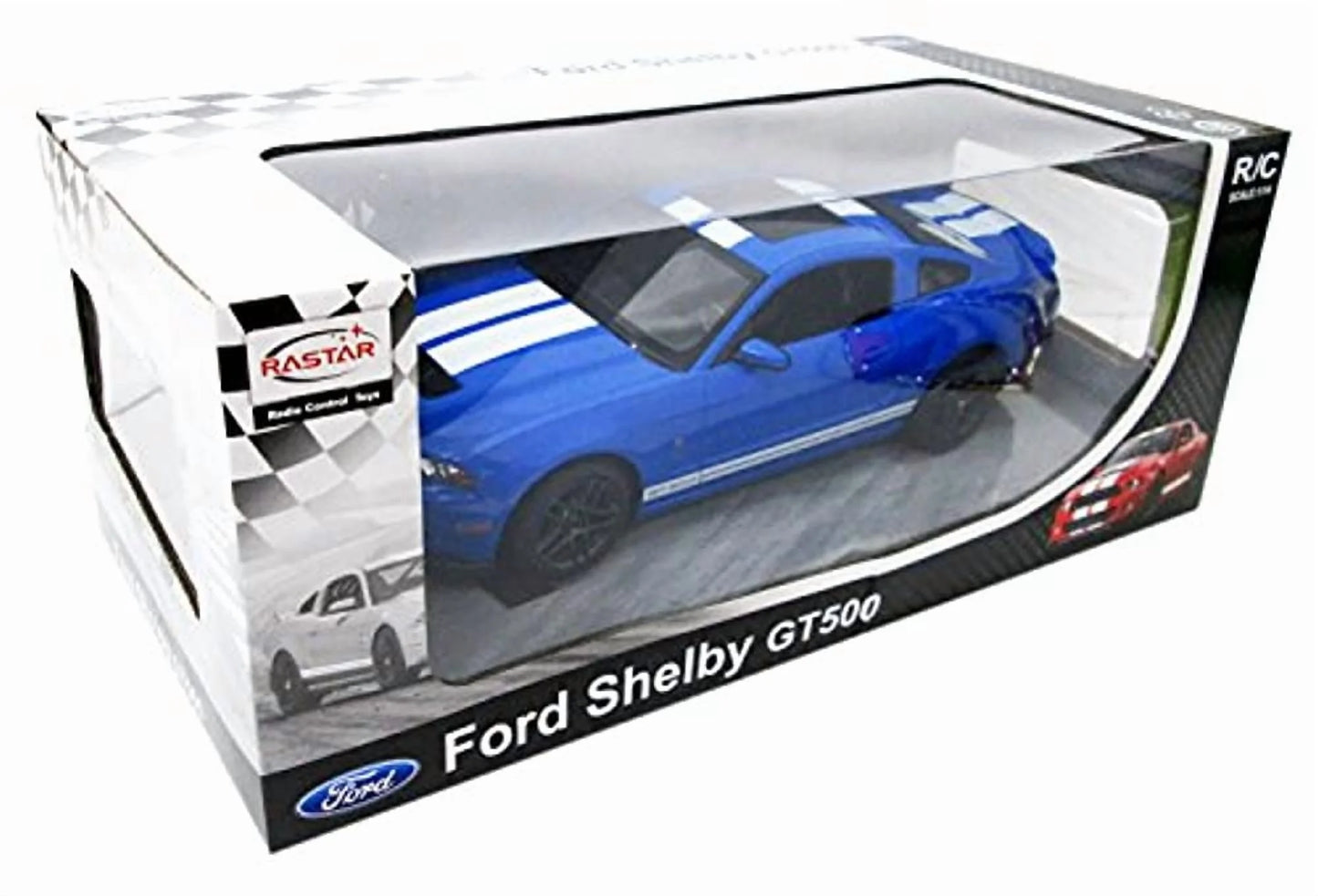 Radio Remote Control 1 14 Ford Mustang Shelby GT500 RC Model Car Blue